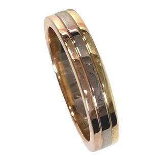 Cartier Trinity Gold Silver Pink Gold Yellow Gold (18K) Pink Gold (18K) White Gold (18K) Band Ring (Pre-Owned)
