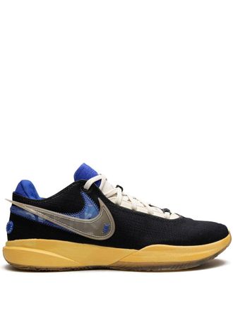 Nike x Uninterrupted LeBron 20 sneakers - unisex - Canvas/Rubber/Fabric - 8 - Black
