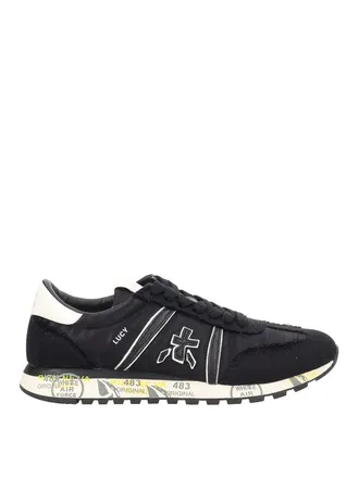 Premiata Lucyd Black Logo Sneakers