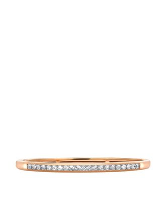 Pragnell Bracciale RockChic in oro 18kt bianco - Rosa