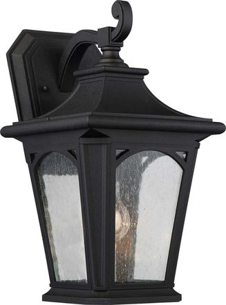 Elstead Lighting Aplique exterior, Material compuesto Negro M&iacute;stico IP44
