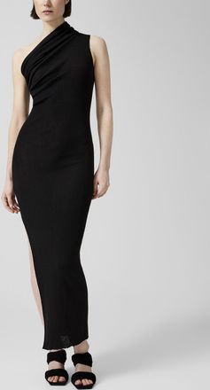 Rick Owens Womens Athena rib-knit draped dress