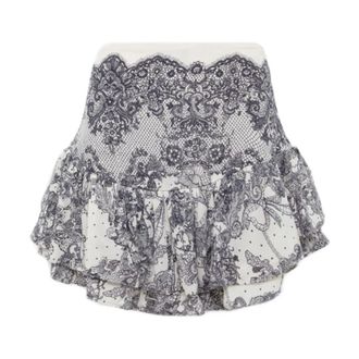 Blugirl Short Skirts, female, White, Size: 2XS Shorts