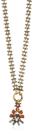Etro Messing Ketting met Hanger - Dames - Kettingen - Geel - ONE Size - Accessoires