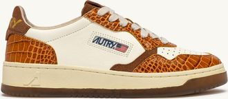 Autry MEDALIST LOW SNEAKERS IN MARSHMALLOW AND KENYA LEATHER