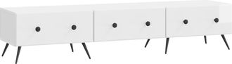 vidaXL Mueble De Tv Brillante 147 X 34,5 X 30 Cm Madera De Ingenier&iacute;a Vidaxl