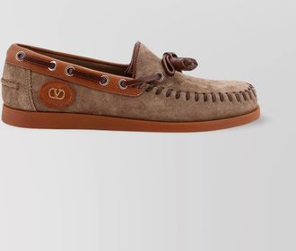 Valentino Garavani leather palm avenue loafers