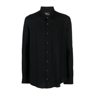 Patrizia Pepe Casual Shirts - Heren - Casual Overhemden - Zwart - S - Overhemden