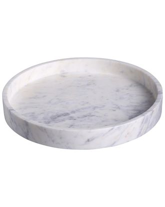 BIDKhome Bidkhome Marble Round Tray