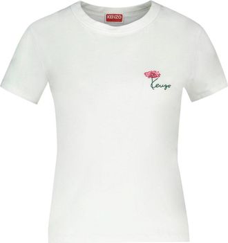 Kenzo Womens Cotton T-Shirt White