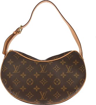 Louis Vuitton Croissant Handbag Monogram Canvas Brown Canvas Handbag (Pre-Owned)