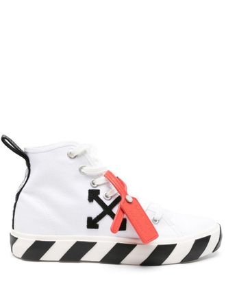 Off-white Vulcanized canvas sneakers