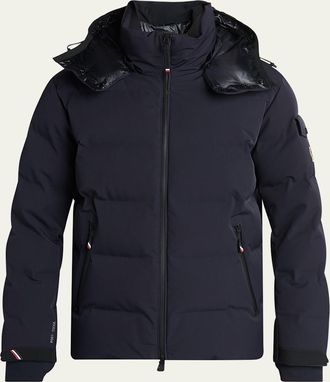 Moncler Mens Stretch Nylon Montgetech Puffer Jacket