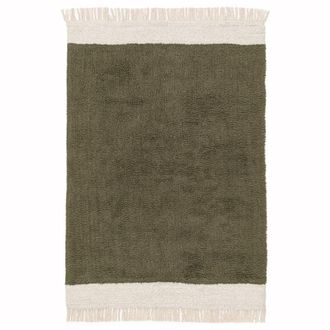 AFK Living Alfombra natural de lana y algod&oacute;n 120 x 170 cm
