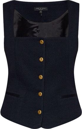 Rag & Bone Gilet Mariana - Blu