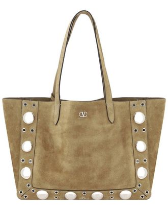 Valentino Nellcote Suede Tote