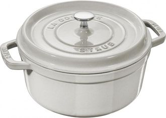 Staub Cocotte Redonda 24 Cm Trufa Blanca 3,8l