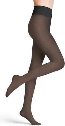 Falke Sandbank High Waist Tights in Black at Nordstrom, Size Medium