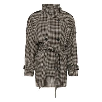 Gestuz Jackets - female - Gestuz - Double-Breasted Coats - Brown - 2XL - Coats