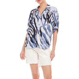 Fifteen Twenty Yvette Woven Top in Print at Nordstrom, Size X-Small