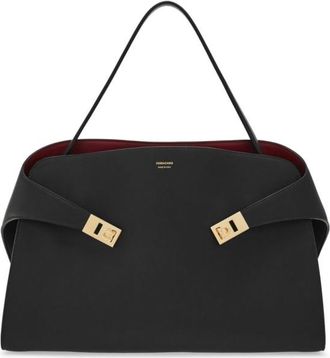 Ferragamo Hug Medium Leather Tote Bag