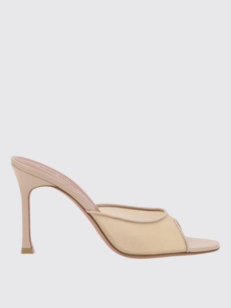Amina Muaddi Heeled Sandal AMINA MUADDI Woman color Beige