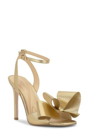 Jessica Simpson Olivine Ankle Strap Sandal in Gold at Nordstrom, Size 5.5