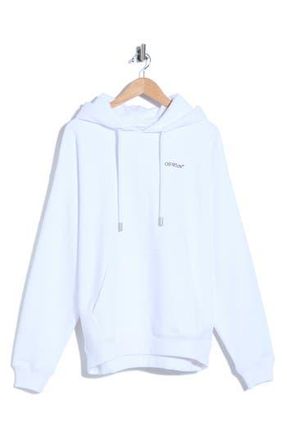 Off-white LOGO SKATE HOODIE in Black/white at Nordstrom Rack, Size X-Large
