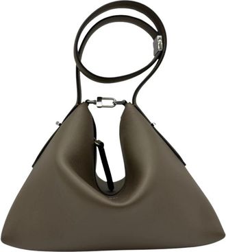 Toteme Polsband - Dames - Handtassen - Groen - ONE Size - Leer - Tassen