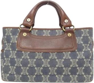 Celine Pre-owned Boogie Denim Handbag - Dames - Vintage Handtas - Blauw - ONE Size - Denim - Vintage