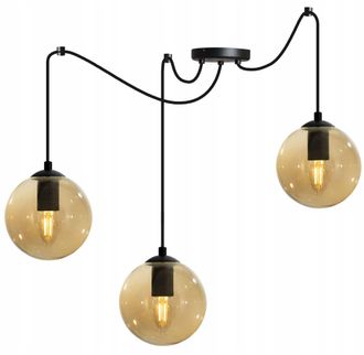 OEM L&aacute;mpara Colgante De Techo Con Forma De Ara&ntilde;a Y Bola De Cristal Led