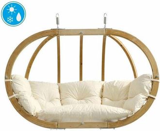 Amazonas Sandals Globo Royal Chair - Spruce Wood/Polypropylene - L72 x W118 x H176 cm - Nature