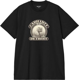 Carhartt Work in Progress Carhartt Wip, T-Shirts, male, Black, Size: M Short-sleeve T-shirt