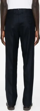 Stefano Ricci Womens Pressed-Crease Wool Trousers Aw25 M