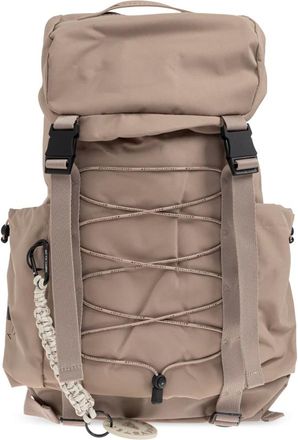 adidas Adidas by Stella McCartney, Backpacks, female, Beige, Size: ONE SIZE Logo Backpack