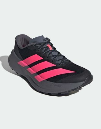 adidas Terrex agravic sl - Scarpe da trail running nero core / solar turbo