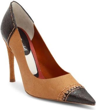 Jeffrey Campbell Ardyn Stiletto Pump in Tan Suede Brown at Nordstrom, Size 6.5
