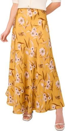 Ted Baker Floral Maxi Skirt in Fresh Apricot at Nordstrom Rack, Size 10
