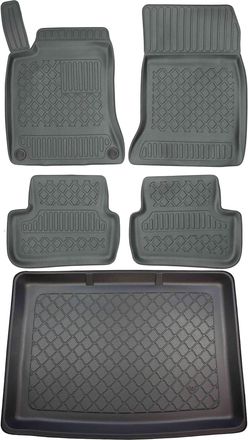 OEM Juego De Alfombrillas Para Coche Y Maletero Para Mercedes Clase B W246 (10/2011-12/2018)