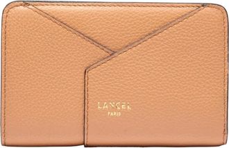 Lancel Enveloppe Portefeuille Rectangulaire Zipp&eacute; - Dames - Portefeuilles - Bruin - ONE Size - Leer - Accessoires