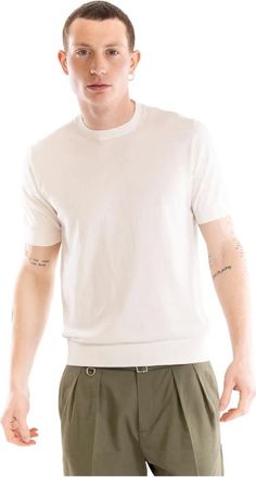 Paolo Pecora Heren, Truien, Beige, Maat: 2XL Katoen