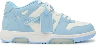 Off-white Out Of Office Panelled Leather Sneakers - Blue - 44 (IT44 / UK10)