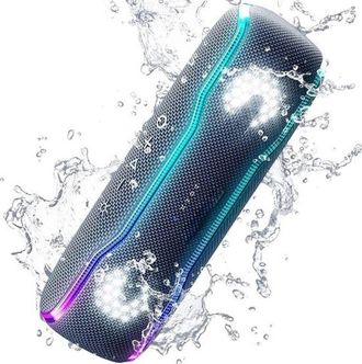 OEM Altavoz Bluetooth Port&aacute;til De 25 W - Altavoz Inal&aacute;mbrico Para Exteriores Resistente Al Agua Ipx7 Con Luces Led, Refuerzo De Graves Y Sonido Envolvente