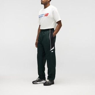 New Balance Uomo Basketball Windbreaker Pant in Verde, Nylon, Taglia XL