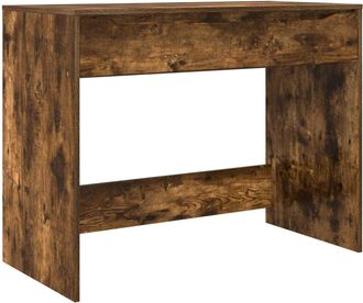vidaXL Escritorio Con Caj&oacute;n Con Caj&oacute;n Roble Ahumado 100 X 50 X 78 Cm Vidaxl