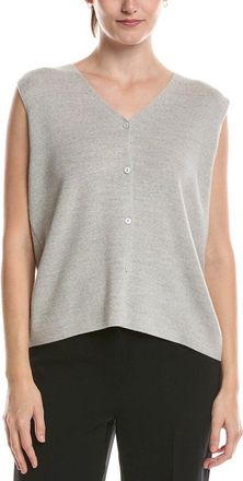 Eileen Fisher Eileen Fisher Wool V-Neck Vest