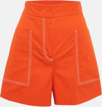 M Missoni Orange Cotton Pocket Detail Shorts