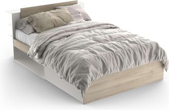 Demeyere Calicosy - Cama De 140x190/200 Cm Con 2 Cajones Y 2 Estantes - L144,7 Cm