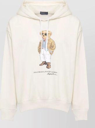 Ralph Lauren hooded cotton sweatshirt long sleeves drawstring