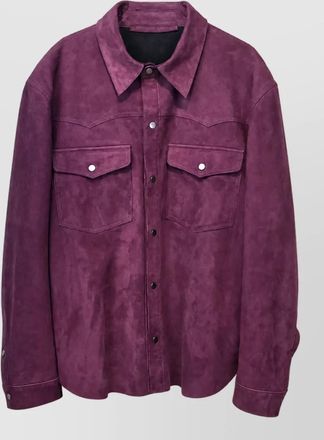 Salvatore Santoro leather shirt jacket